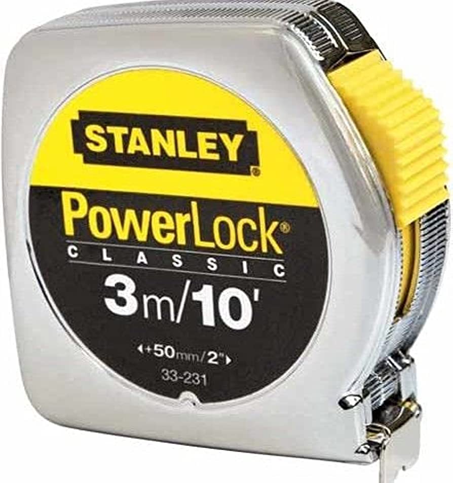 2381- متر قياس 10 م  -25مم نيكل  ستانلي STANLEY
