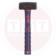 2527-  مطرقة صلب  مربعة يد فايبر 2 لون   2000 جم APT