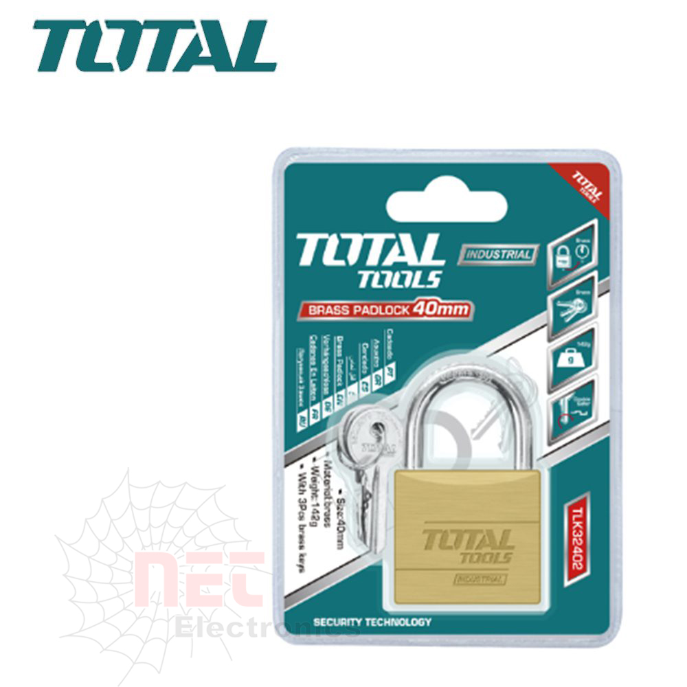 2745- قفل نحاس 40مم توتال TLK32402