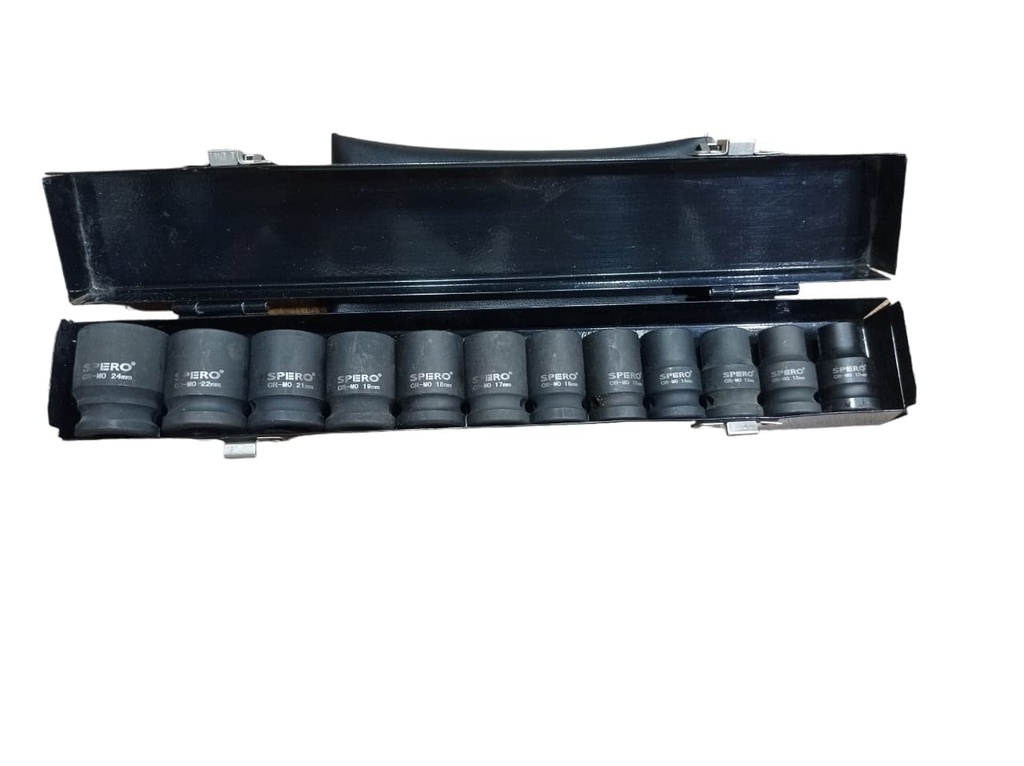 3132- طقم لقم تصادمية قصيرة 1/2" 12ق 10-24 سبيرو
