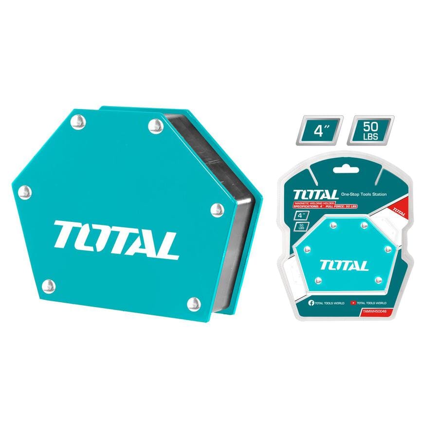 3661- حامل لحام مربع مغتاطيسي 4" توتال TAMWH50046