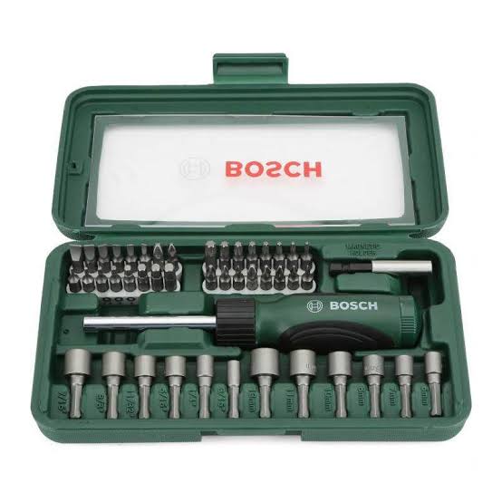 3974- طقم سنون مفك ولقم 46 ق  2607019504 BOSCH