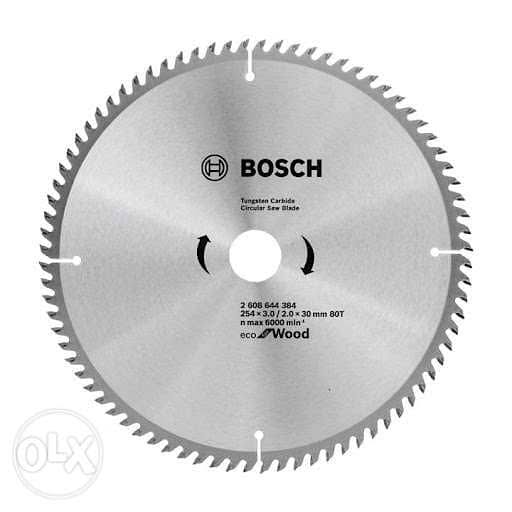 3795- صينية منشار 10 بوصة للخشب 60 سنة ايكولاين BOSCH Eco Line CSB For Wood 254×30-60