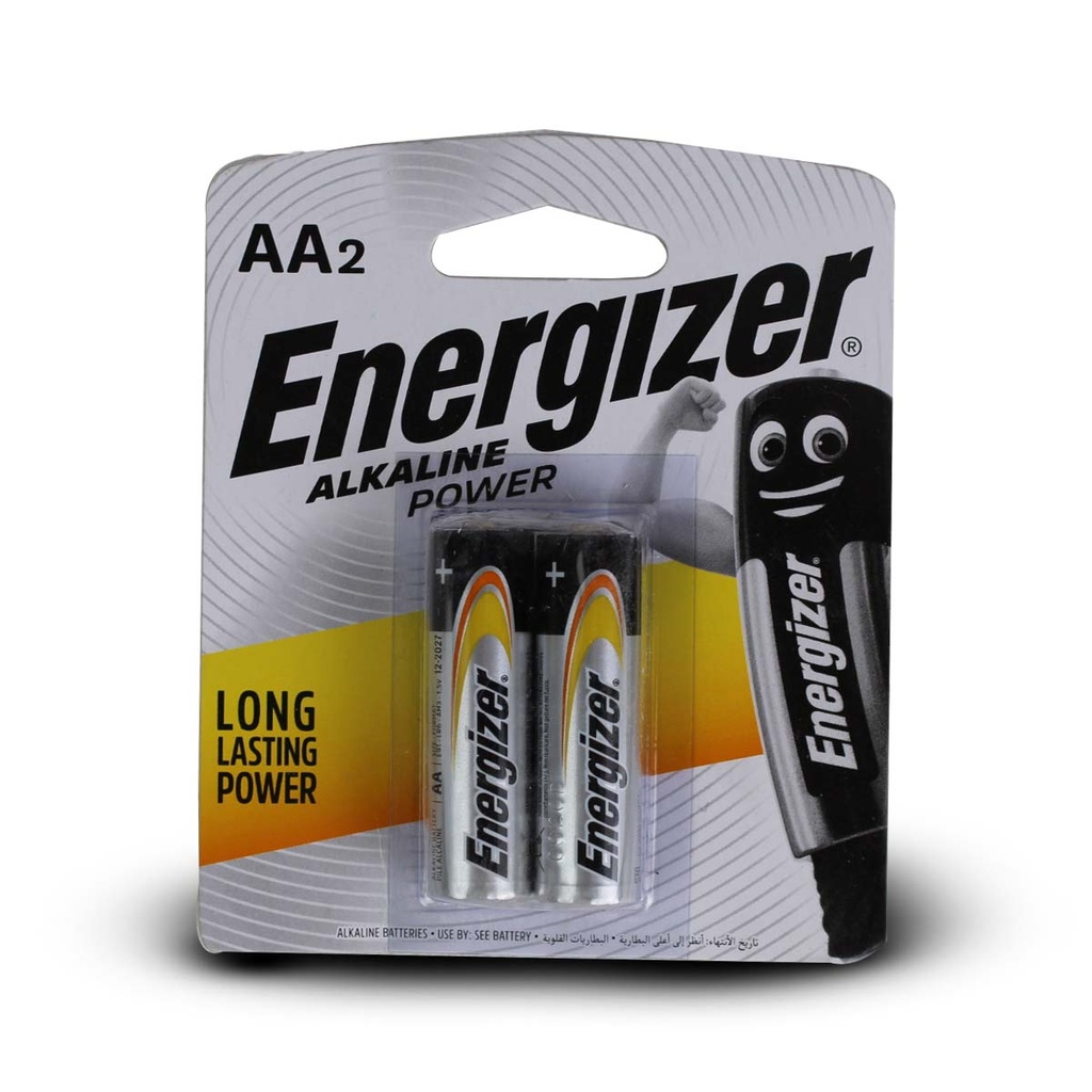 1525- كارت 2 حجر قلم انرجايزر Energizer AA