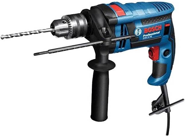 2581- شنيور 13مم ي/ش 750وات ماليزي BOSCH GSB 16 RE