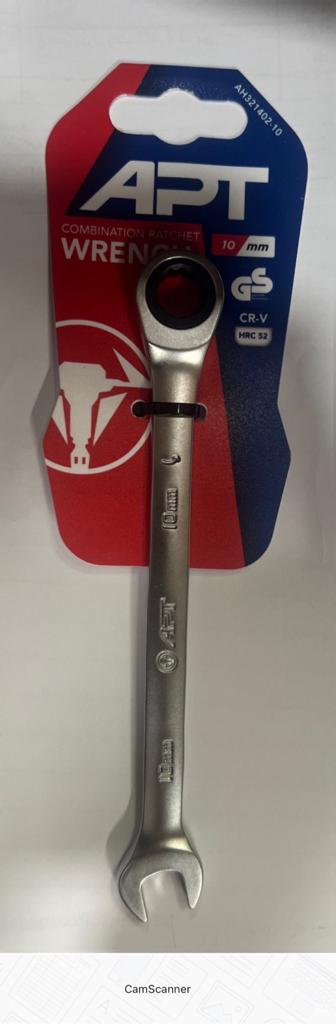 5596-مفتاح ب / م راتشة 10مم APT