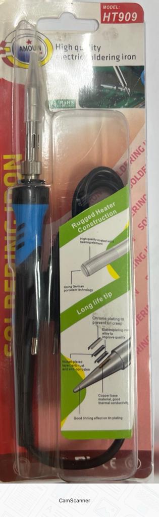 5598- كاوية لحام 60 وات تحكم حرارة SOLDERING IRON 60W