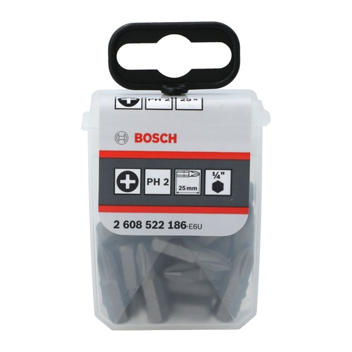 [2608522186] 324- سنون مفكات 2.5 سم بوش BOSCH PH2