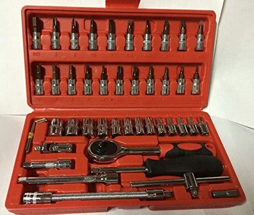 [543003245] 984- طقم لقم رباط سن مفك 46ق 1/4" KWG D32046