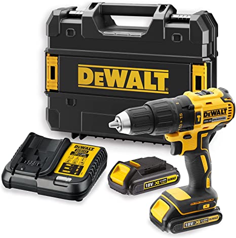[18132471800000] 2578- شنيور بطارية 13مم 18ف DEWALT-DCD776S2-GB
