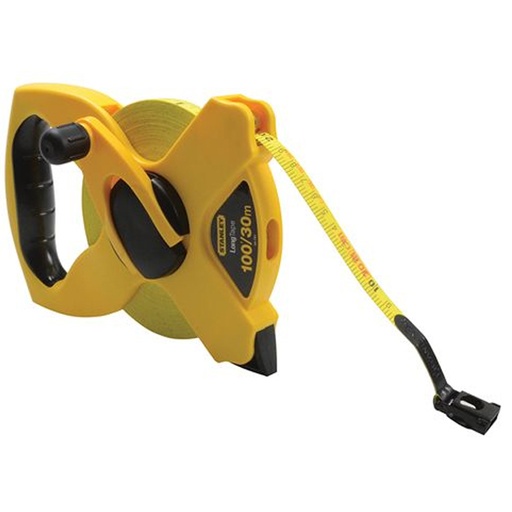 [500072347910] 2748- متر قياس مساحـة ستانلي فايبر جلاس مفتوح 30متر STANLEY M.2-34-791-8