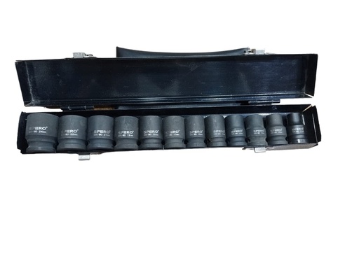 [Spero] 3132- طقم لقم تصادمية قصيرة 1/2" 12ق 10-24 سبيرو