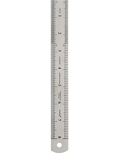 [RETTA  RCC0300] 4294- مسطرة صلب 30 سم RETTA  RCC0300