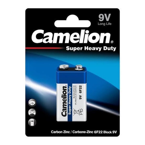 [9V 6F22] 3484-  Camelion  Battery Super Heavy Duty