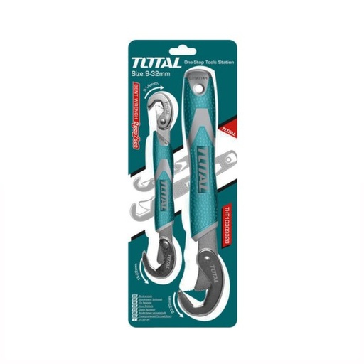 [THT10309328] 4202- طقم مفتاح متعدد 2 قطعة TOTAL موديل THT10309328
