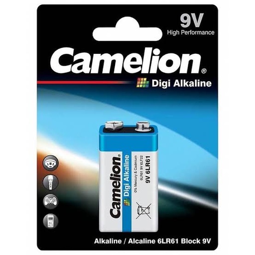 4325- حجر 9فولت DIGI كاميلون Camelion 9v 
