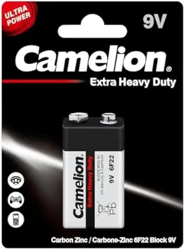 4325- حجر 9فولت DIGI كاميلون Camelion 9v 
