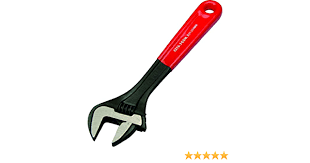 2785- مفتاح فرنساوي 8" يد احمر تركي