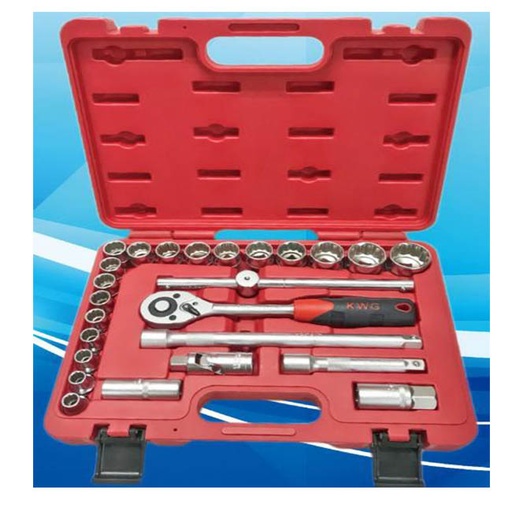 [543003423] 3358- طقم لقم 1/2" 8-24مم 10ق KWG 341210K