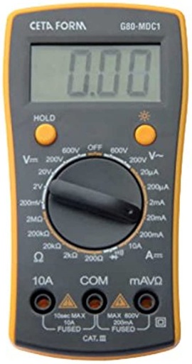 [G80-MDC1] 3199- افوميتر ديجتال G80-MDC1 DC تركي CETA