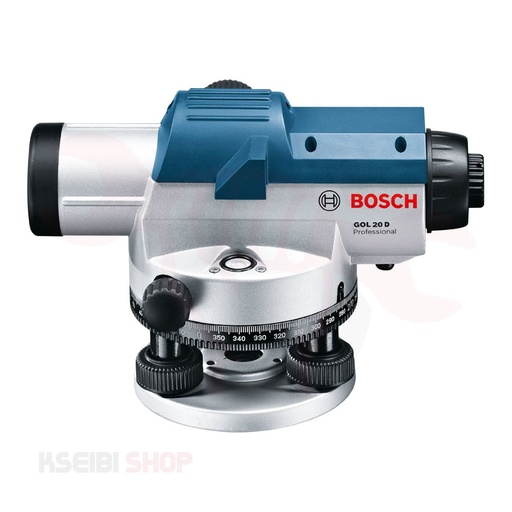 [0601068402] 4497- ميزان قامه بوش 60 متر مع حامل ثلاثي مع مسطرة 5 متر صيني BOSCH GOL 20 D