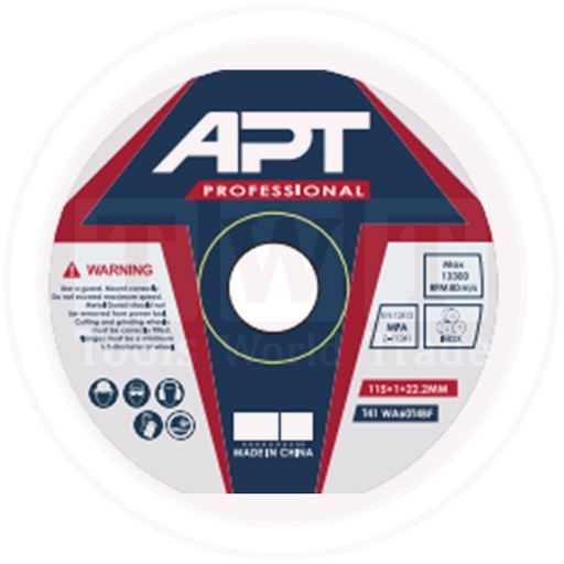 [9605402301924] 4015- حجر قطعية استانلس 9"-1.9 APT