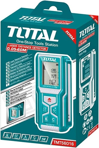 [TMT56016] 4986- متر ليزر 60 متر توتال TMT56016