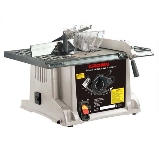 [8358180015209] 3931- منشار ترابيزة كراون موبينة 1800 وات 10 بوصه CROWN CT15209