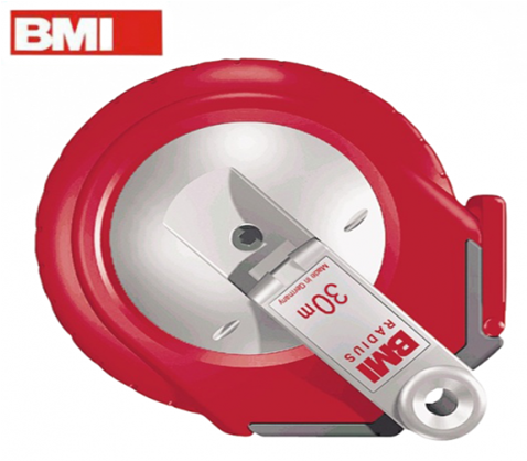 [BMI] 500006850 -  متر قياس صلب بكرة 30 م 13 مم BMI